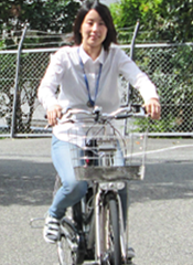 自転車で地域へ
