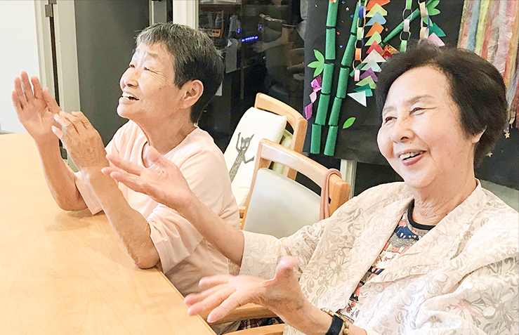 利用者さまの笑顔