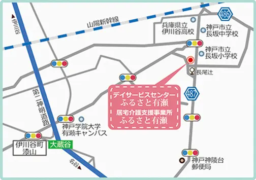 ふるさと有瀬の地図